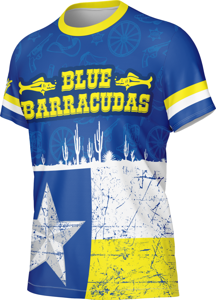 Blue Barracudas Official Jersey