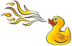 Logo for Fire Breathing Rubber Duckies