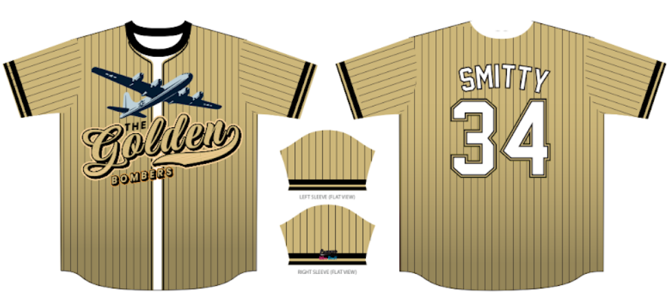 The Golden Bombers Official Jersey