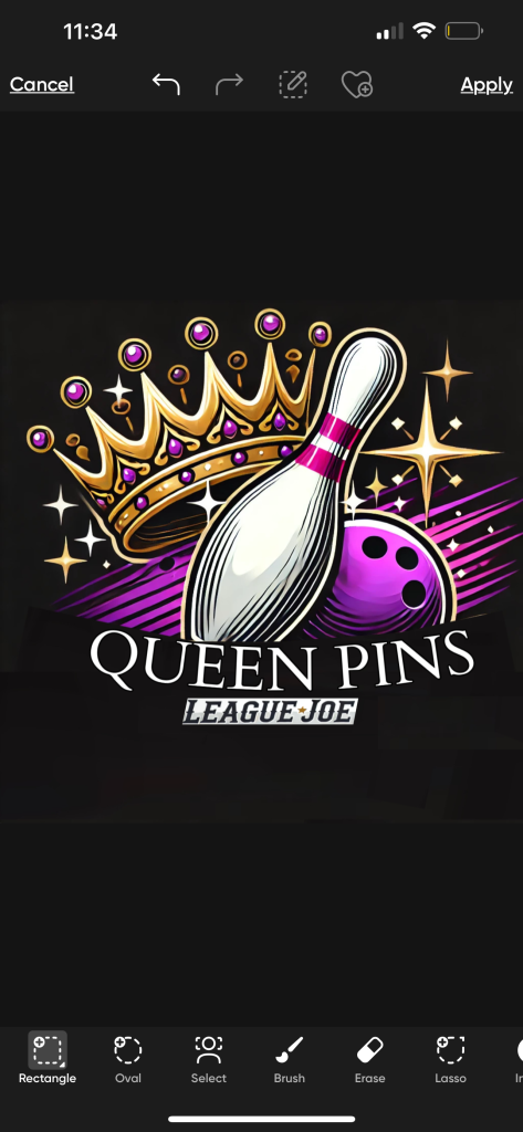 Logo for Queen Pins