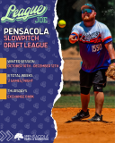 Pensacola Slowpitch Draft League Logo